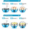 Egg Cooker,14 Egg Capacity Electric Egg Cooker Perfect Hard Boiled Egg Makerfor Hard Boiled Eggs,Steaming Shelf for  Vegetables 2