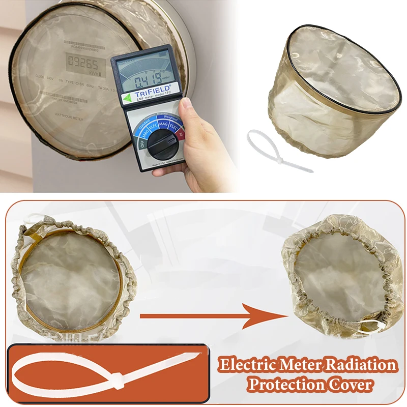 Anti Radiation Protection Electricity Meter Cover WiFi Router Guard Cover EMF Radiation Protection Bag Shielding RF Blocking 5G