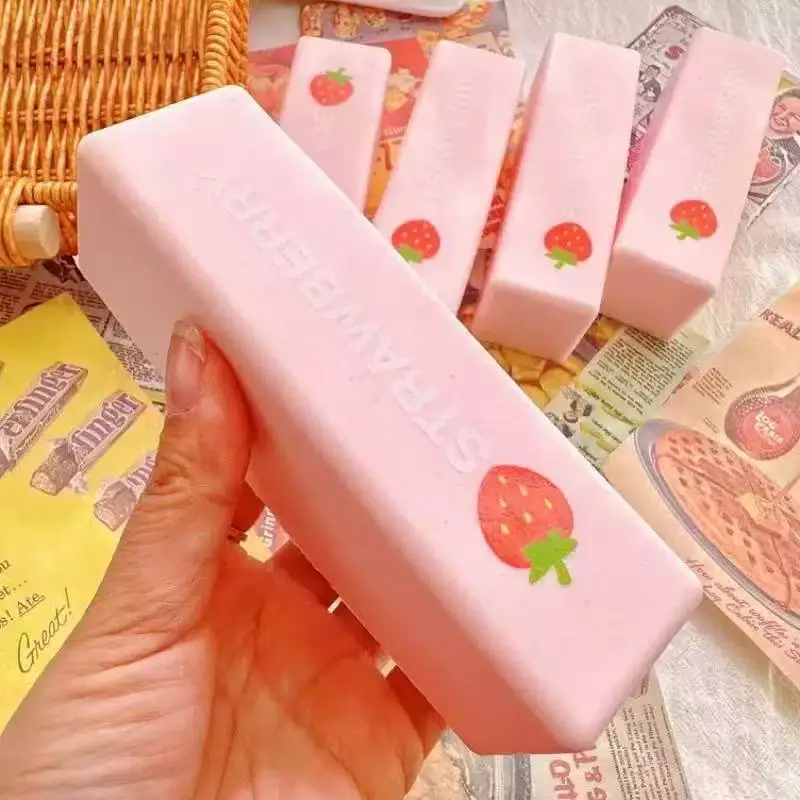 14 Styles Squishy Toys Bread/Butter/Cheese/Fruits Fidget Toys Slow Rebound Anxiety Relief Decompression Toys Stress Ball Gifts - 3
