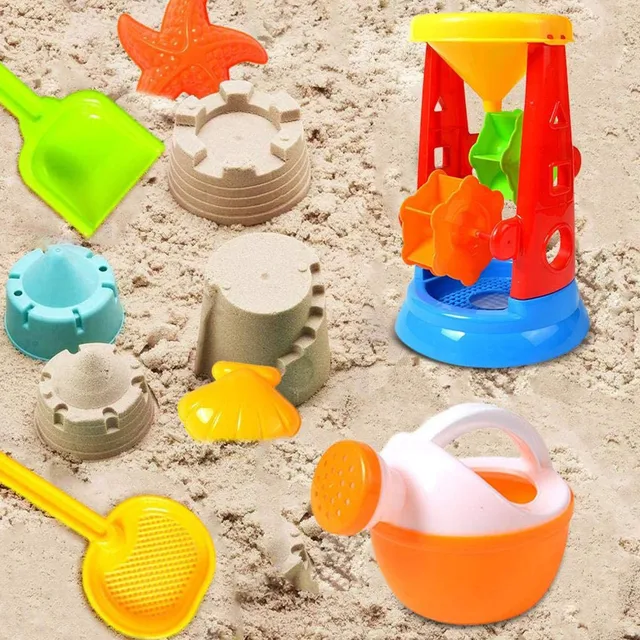 Children Beach Sand Toys With Cute Animal Model Seaside Beach Snow Toys Dune Sand Mold Tools Sets Baby Bath Toy Kids Swim Toy 3