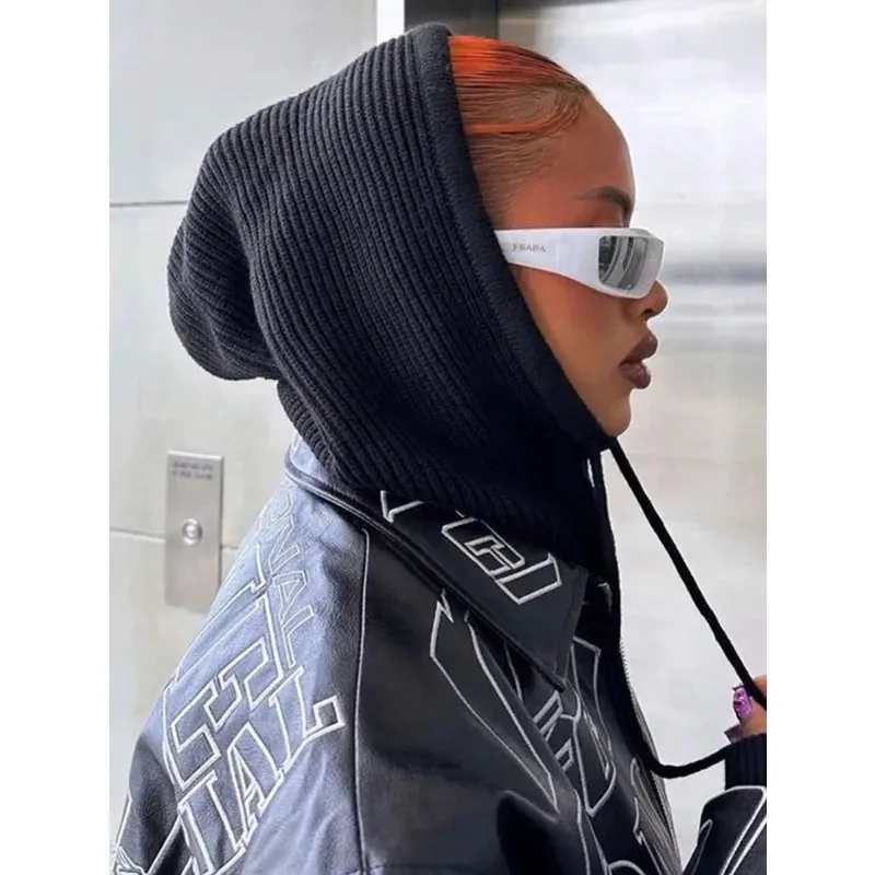 Women's Balaclava with Detachable Collar - Wool Blend Ski Mask & Neck Warmer for Winter Sports,One Style can be Choose