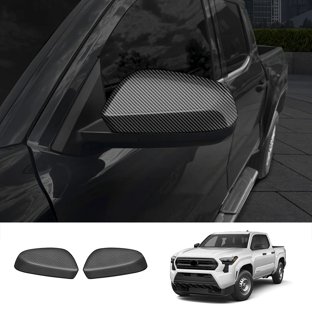 

For Toyota Tacoma 2024 Car Side Rearview Mirror Cap ABS Anti-Scratch Rear View Mirror Cover Sticker Car Decorarion Accessories