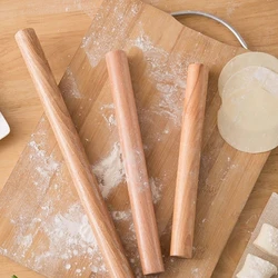 Premium Solid Beech Wood Mini Rolling Pin for Dumpling Skin and Dough Baking