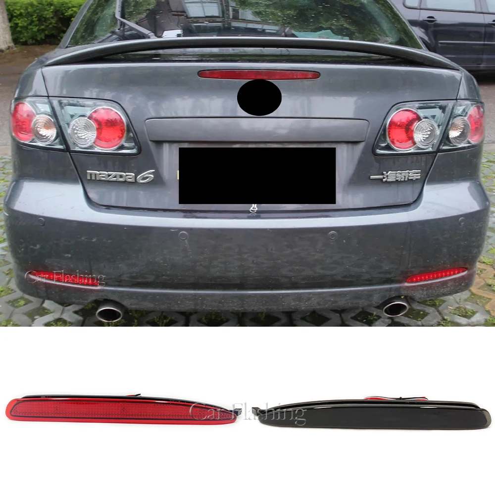 CarFlashing1PairLEDRearBumperReflectorBrakeStopLightRunningLampForMazda6.jpg