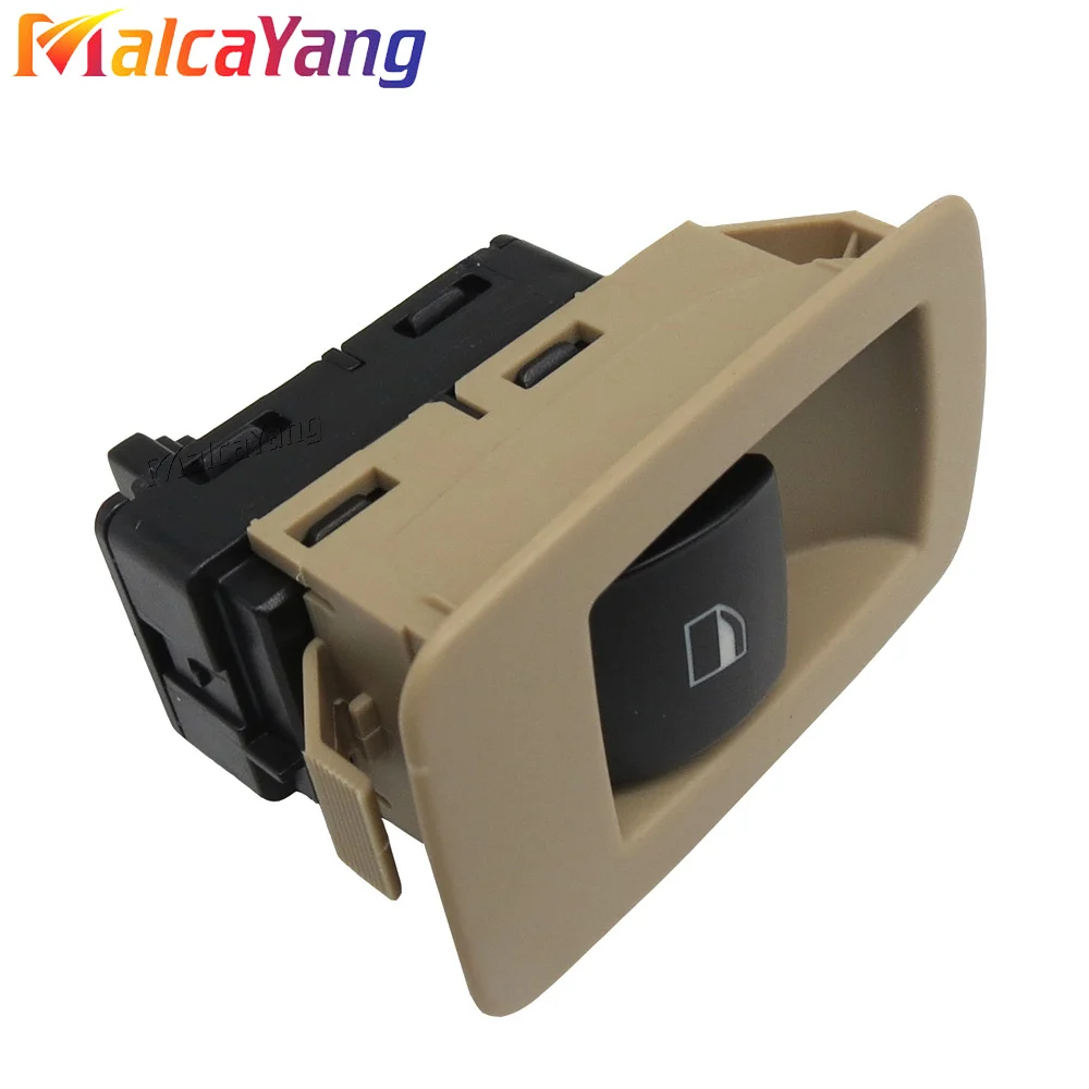 전기 마스터 파워 윈도우 스위치 61316951956, 베이지 및 블랙 컬러, BMW 5 시리즈 E60 2001-2009 E61 520i 523i 525i 530i 545i M5