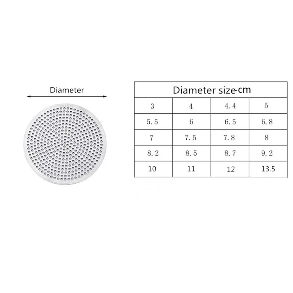 304Stainless Steel Hair Filter Mesh Floor Drain Net Sewer Isolation Net Kitchen Bathroom Balcony Toilet Round Shower Drain Cover