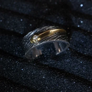 Popolare anello stella meteora per gioielli da uomo Accessori per dita maschili retrò Anello regolabile Regalo retrò cielo stellato per fidanzato