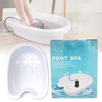 Detox Ion Foot Spa Bacino per pediluvio per la pulizia del pediluvio Vibrat Whirlpool Pediluvio Array Aqua Fold Bacino Terapia sanitaria 1