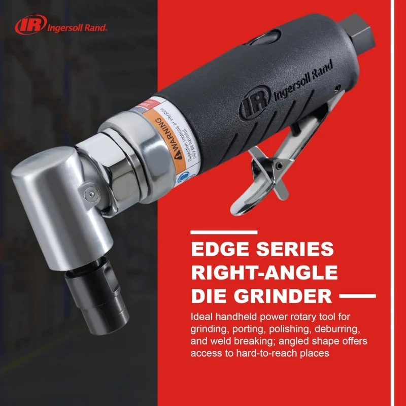 Ingersoll Rand 3101G Air Angle Die Grinder, 20,000 RPM, 0.33, 1/4" Collet, Rear Exhaust
