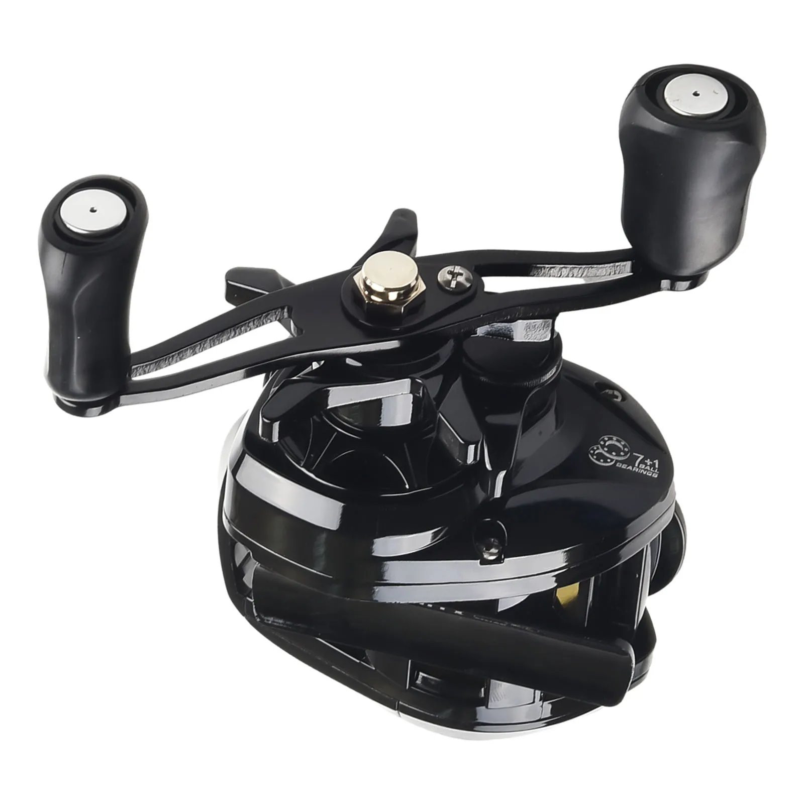 

Durable Fishing Reel Reel Rechargeable Battery Baitcasting Reel Bite Alarm Black Depth Position Digital Fishing Gear