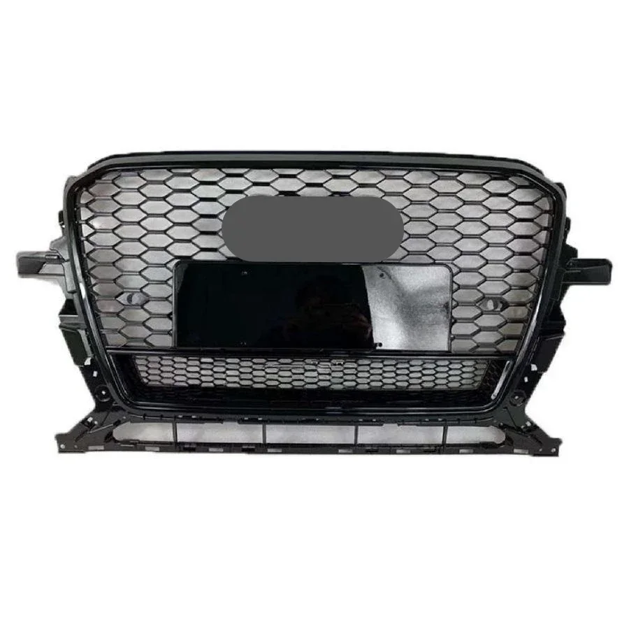 

For Q5 Style Front Sport Hex Mesh Honeycomb Hood Grill Black For Audi Q5/SQ5 8R 2013 2014 2015 2016 2017 Auto Accessories tools