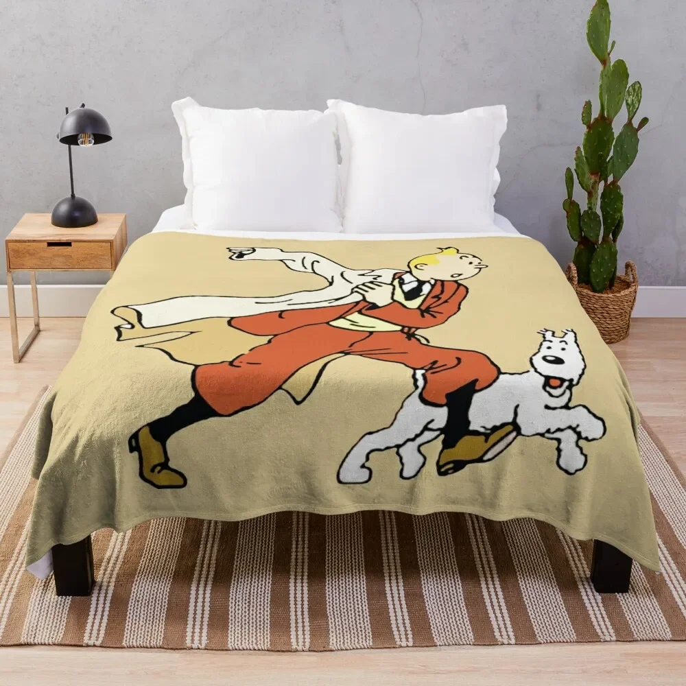 

action dog Throw Blanket Flannel Fabric Luxury Hair Blankets