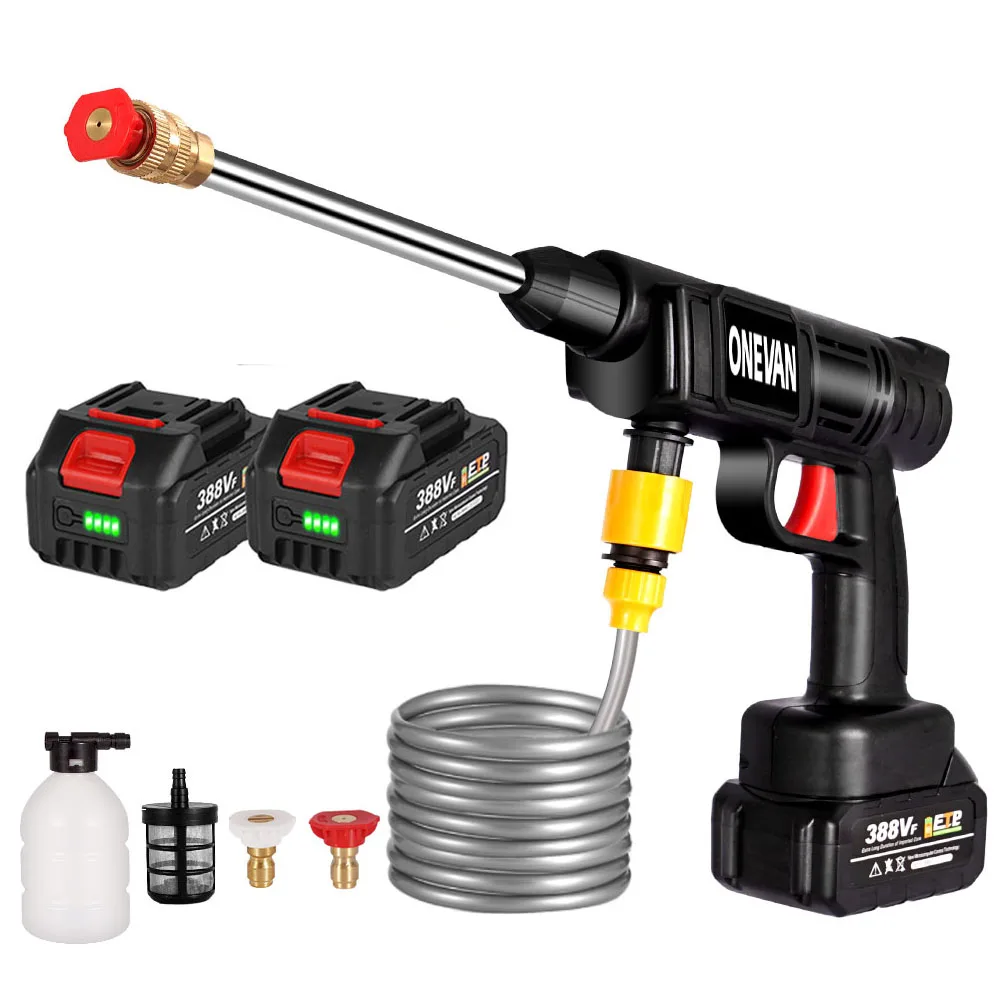 18V 30BAR Cordless Car Washer 2 in 1 Handheld Portable High Pressure