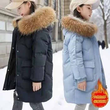 Piumino imbottito per ragazze parka 1