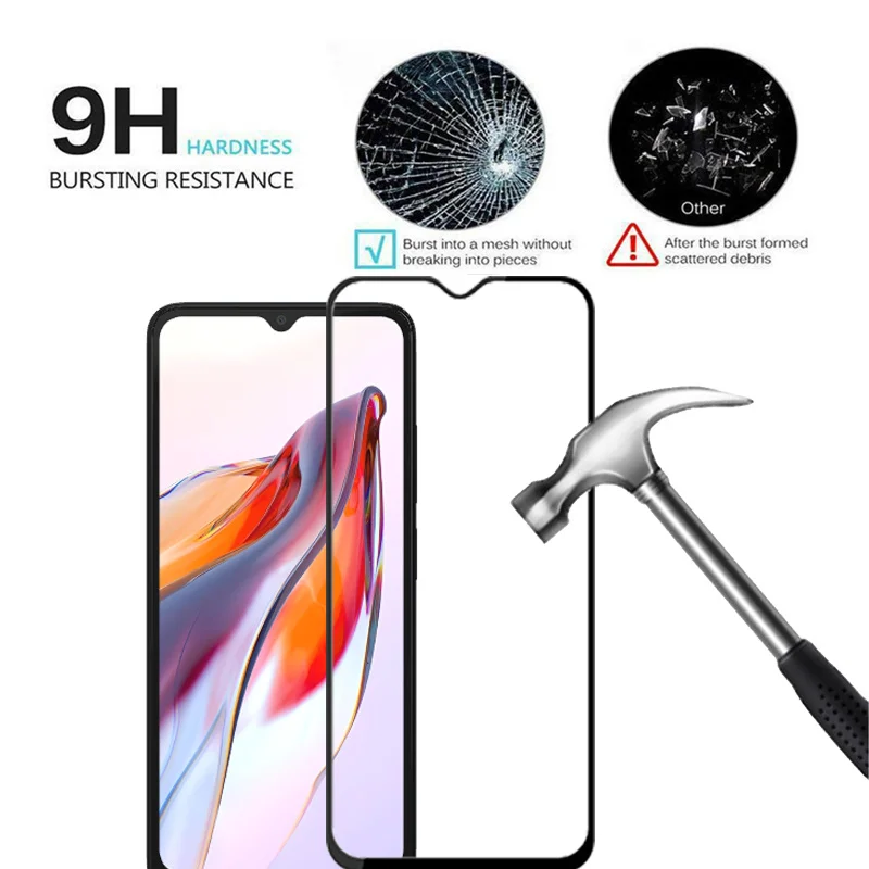 Bihizei Coque Pour Xiaomi Redmi 13C/Poco C65, Avec 1 Verre Trempé, TPU