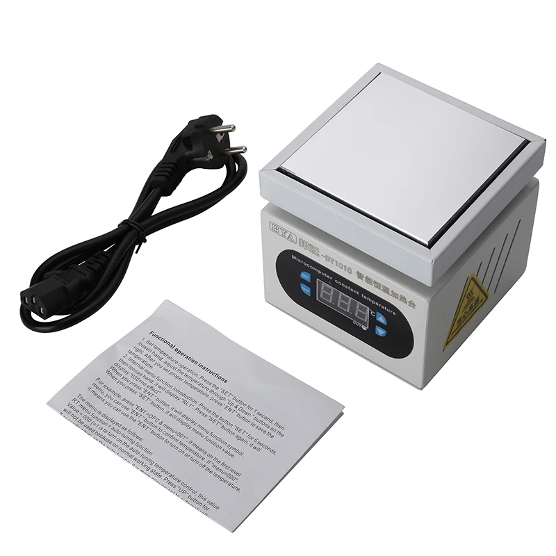 New Heating Station Electronic Hot Plate Table Preheating Platform 0~400℃ For BGA PCB SMD Phone LCD Touch Screen Repair 4