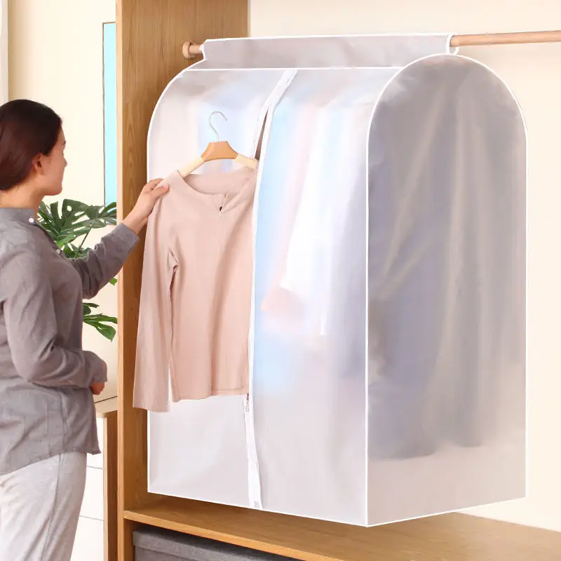 3D Zipper Dust Clothes Cover Clothes Storage Wardrobe Suit Bags Closet