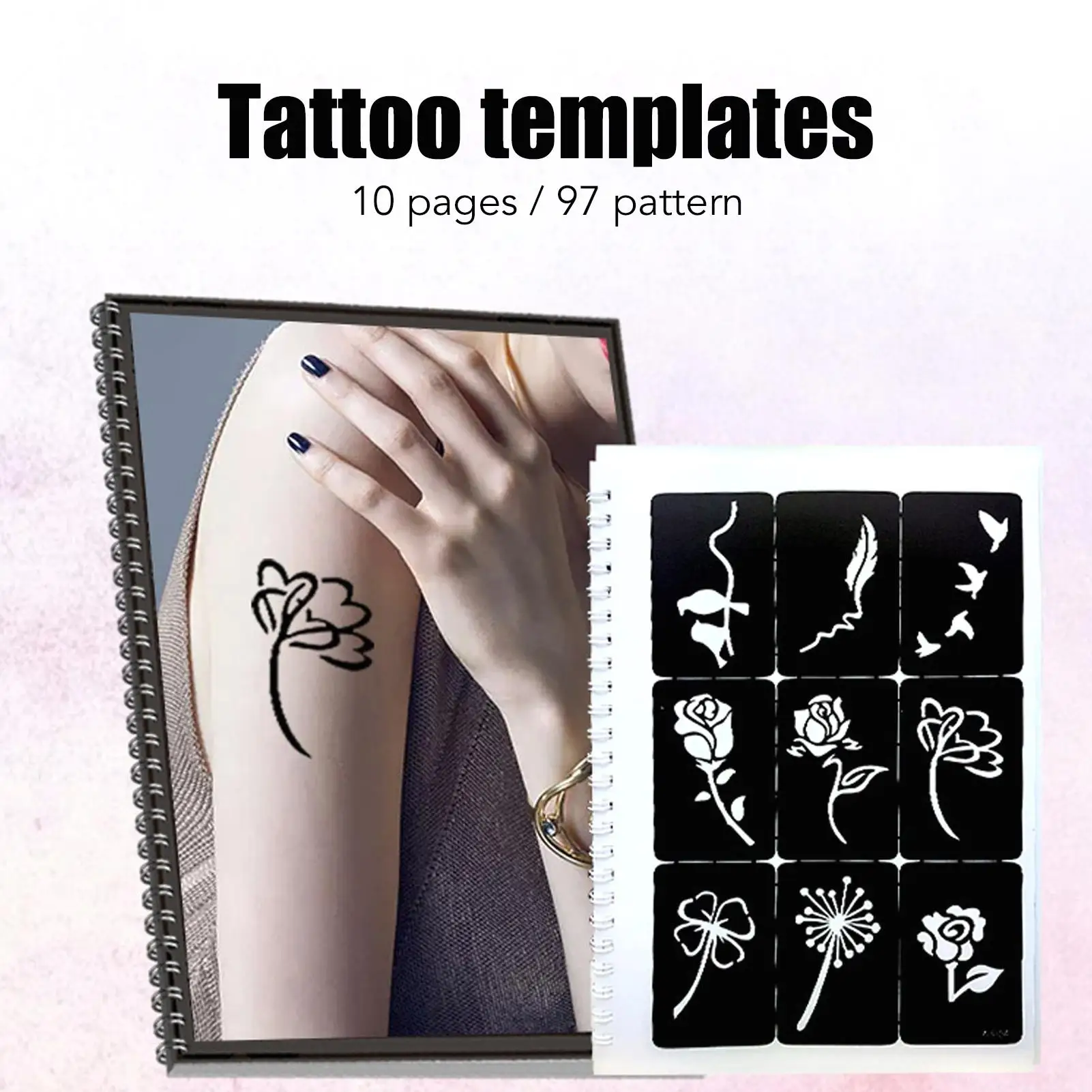 Airbrush Tattoo Stencils REUSABLE SYMBOLS New u