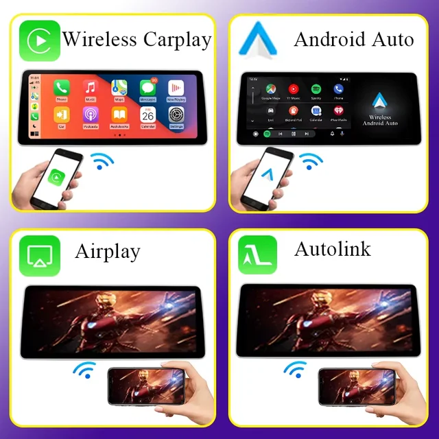 12.3“ 2400*900P Wireless CarPlay Android Auto Car Radio Multimedia For BMW X3 F25 X4 F26 2011-2017 CIC NBT Bluetooth GPS Stereo 2