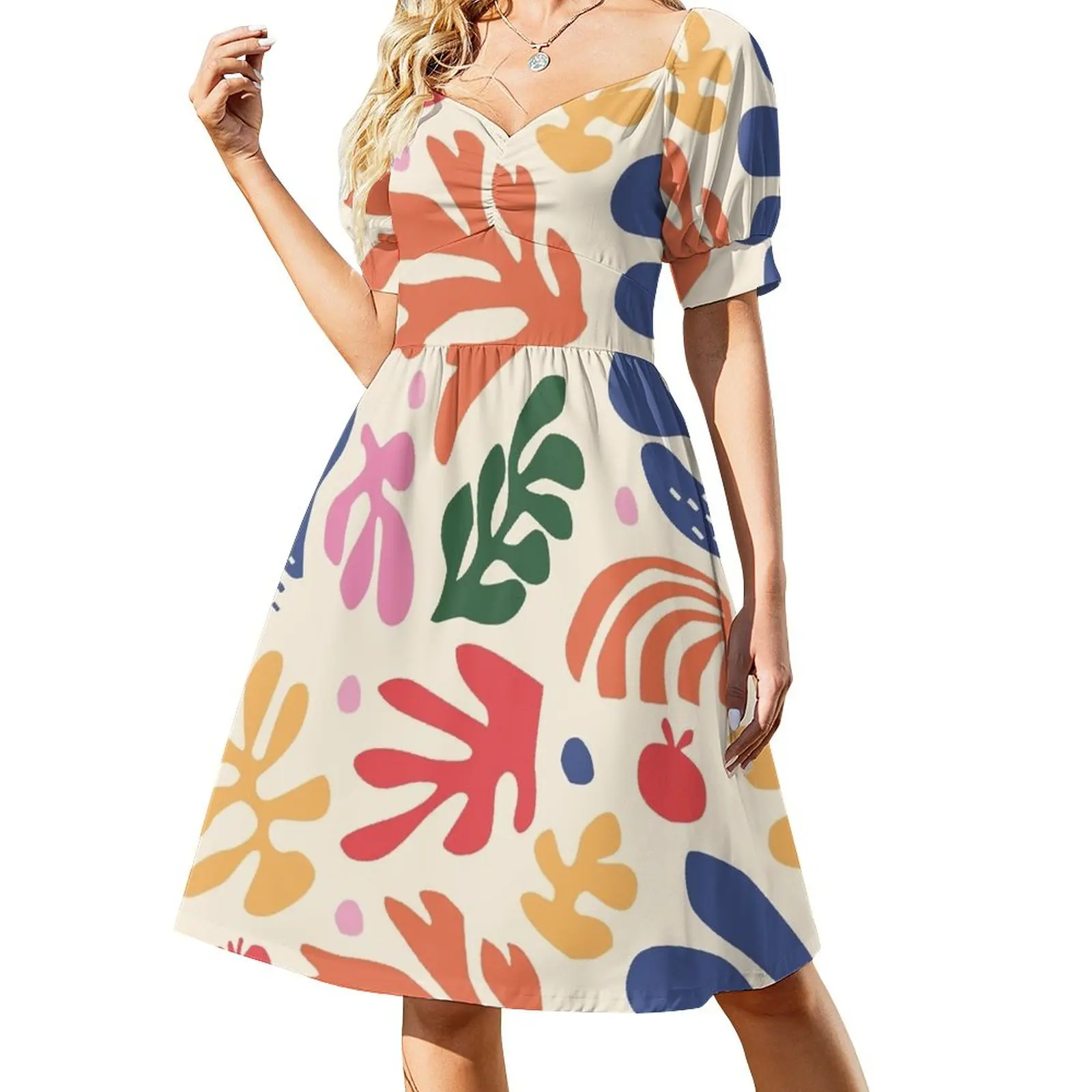 

Tropical Matisse inspired foliage Sleeveless Dress evening dresses ladies elegant evening dresses for women 2024