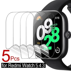 Hydrogel Film Soft Screen Protector - Anti-Scratch Cover for Smartwatch Accessories (Redmi Watch 4)
