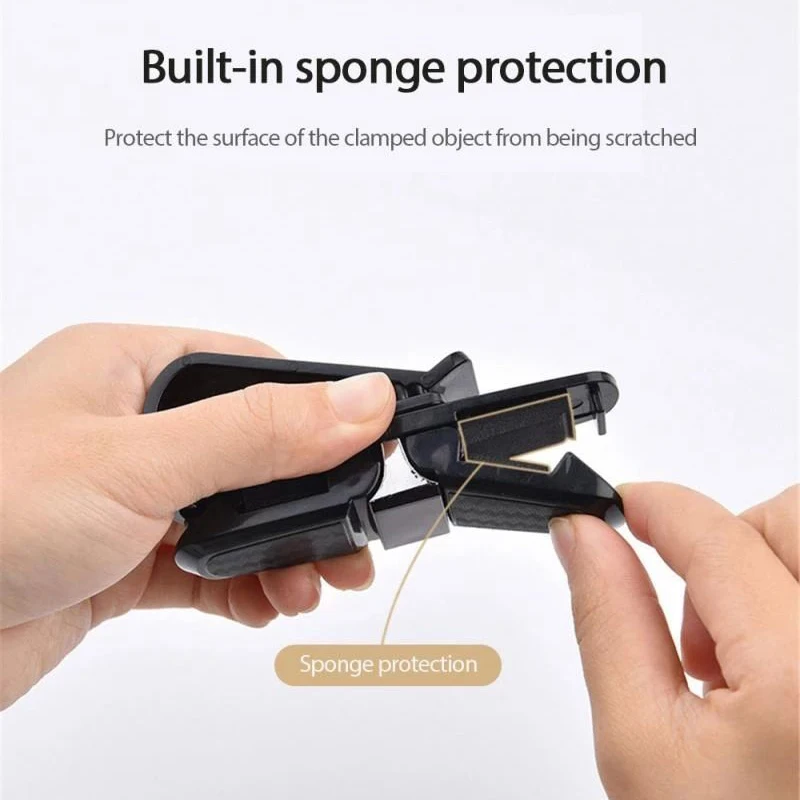 sunglasses frame Car Sunglasses Frame Carbon Fiber Bills Glasses Clip Multi Function In Car Creative Eye Box Card Double Headed Clip On Board