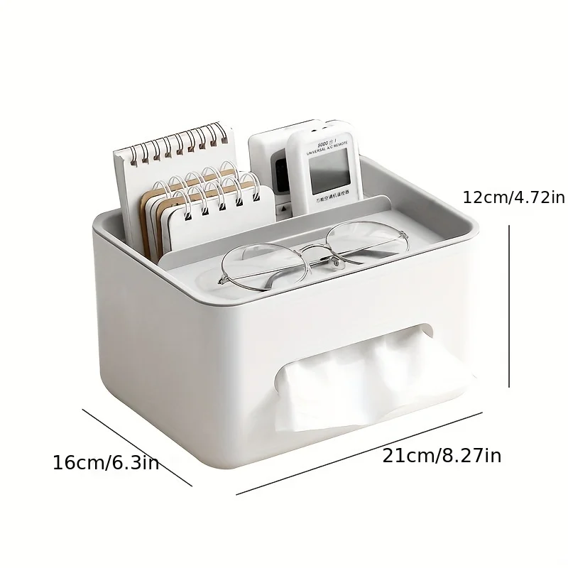 Desktop Storage Box Tissue Box Drawer Paper Multifunctional Remote Control Miscellaneous Storage Rack Desktop tissue box