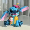700+PCS Cute Stitch Assembling Building Blocks Children 3D Model Puzzle Assembly Toys Birthday Gift Display Decoration 1