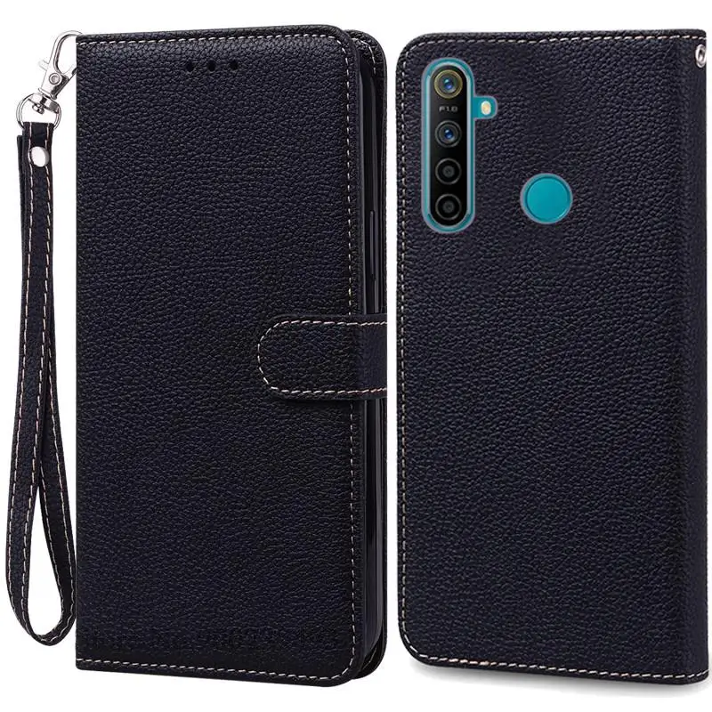 Leather Flip Wallet Phone Case - Premium Protective Back Cover