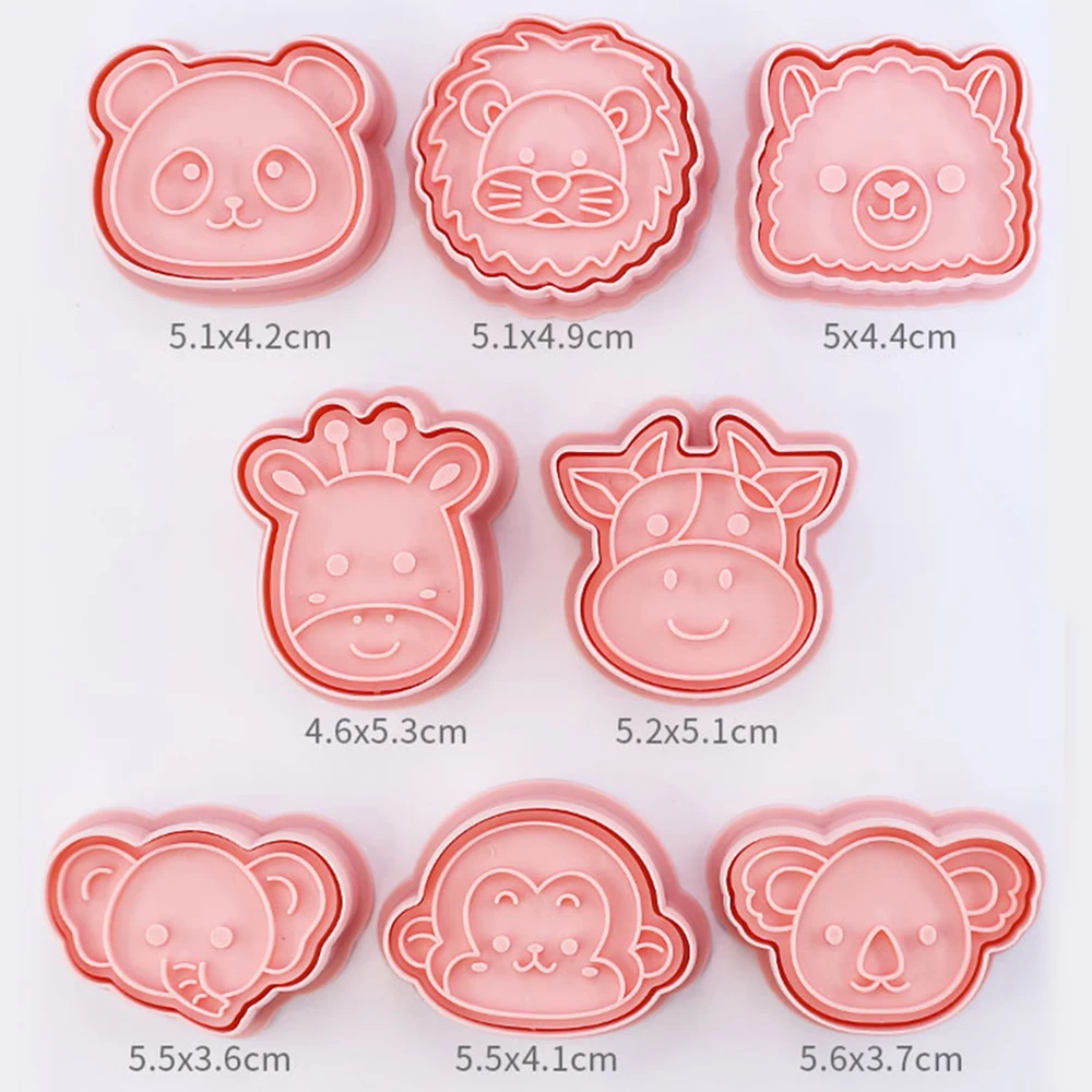 Jungle Safari Dierenvormen Set - 8 Stuks Jungle Dieren