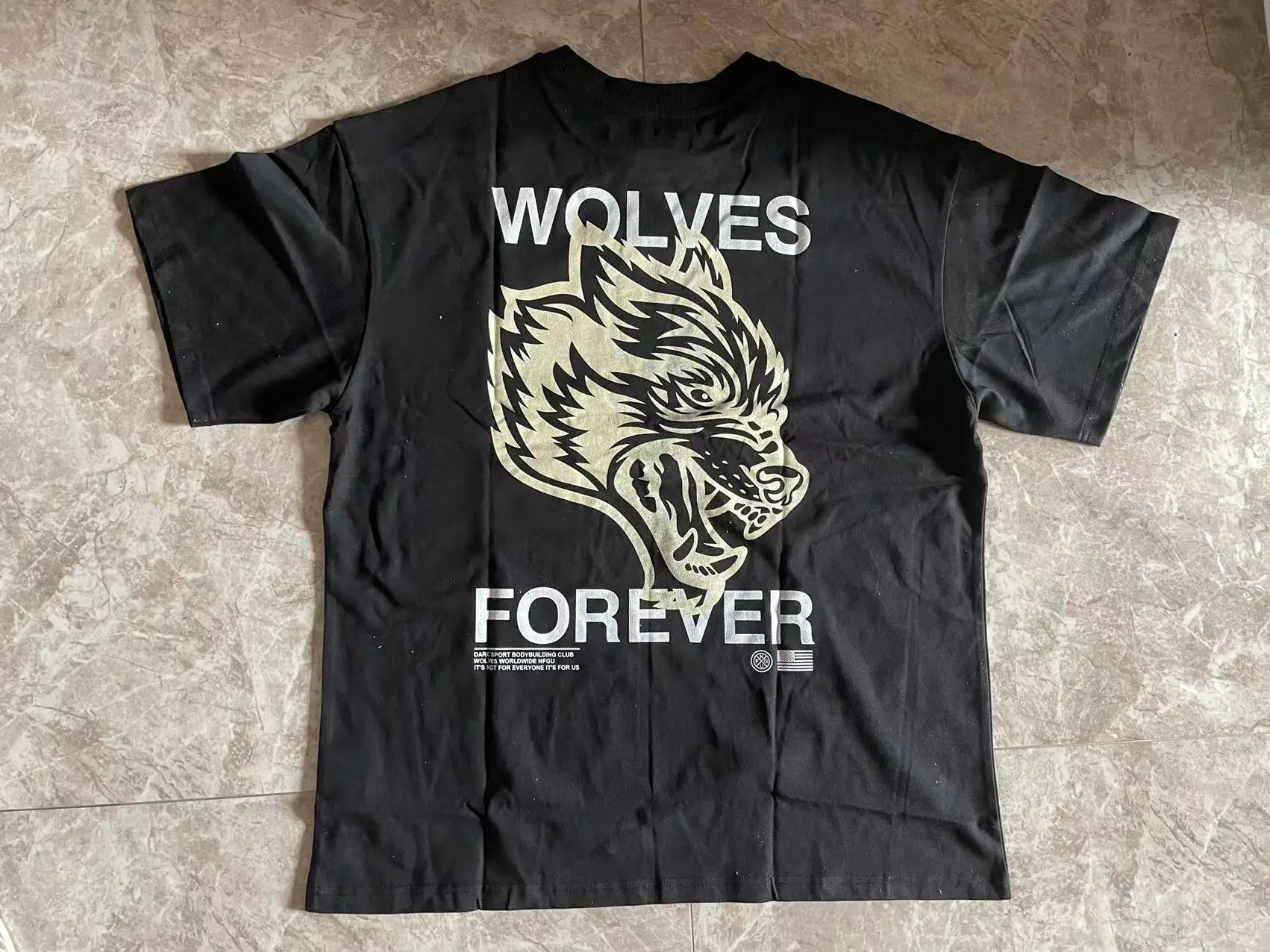 New Summer Chris Tiger Head Loose Fitness Short Sleeve Pure Cotton Comfort T-Shirt for Men Gym Training Casual Streetwear