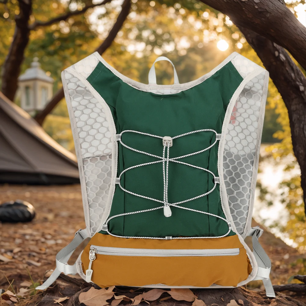 Cycling Backpack Wear Resist Ultralight Storage Knapsack Breathable Hiking Nylon Pouch Marathon Cross-Country Running Backpack