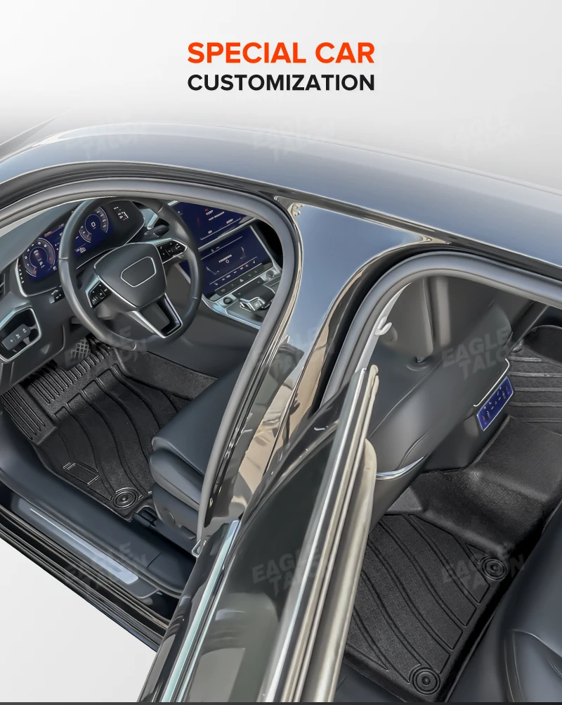 TPE Car Floor Mat For BMW 3 Series F30 2013-2019 2018 2017 2016 2015 2014 Interior Protector Accessories Custom Carpet Cover