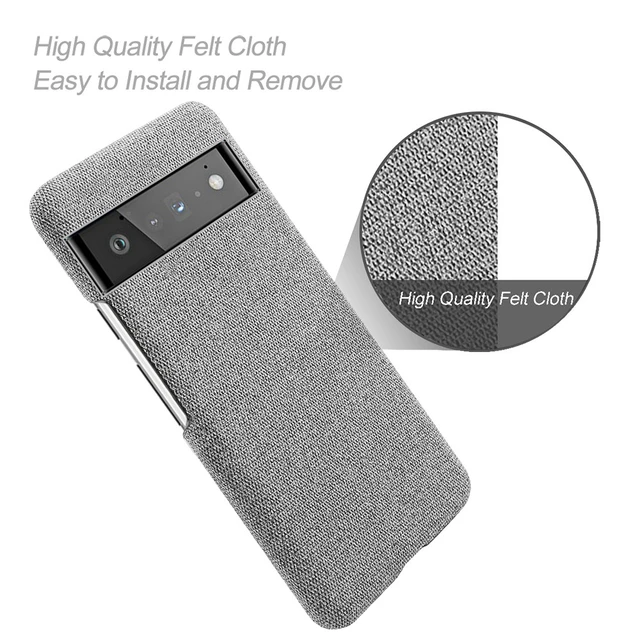 for Google Pixel 6 Case Pixel 6 Pro Soft Premium Fabric Anti-Slip Grip  Phone Cover