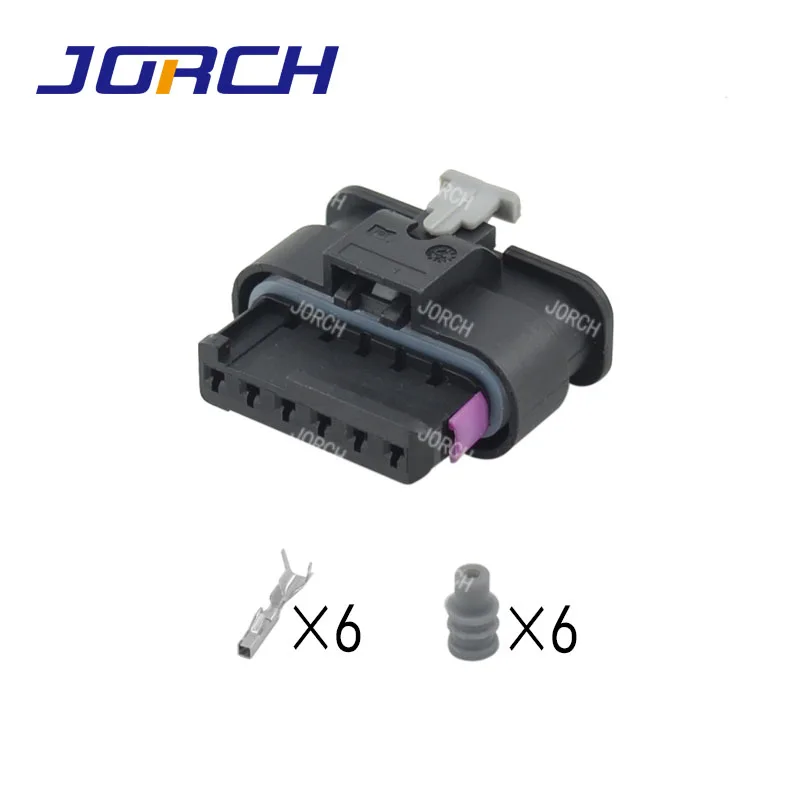 Conjuntos 6pin Tyco Acelerador Pedal Posição Sensor Automático Conector 4f0973706 para Novo Opel Mercedes-benz Smart 5