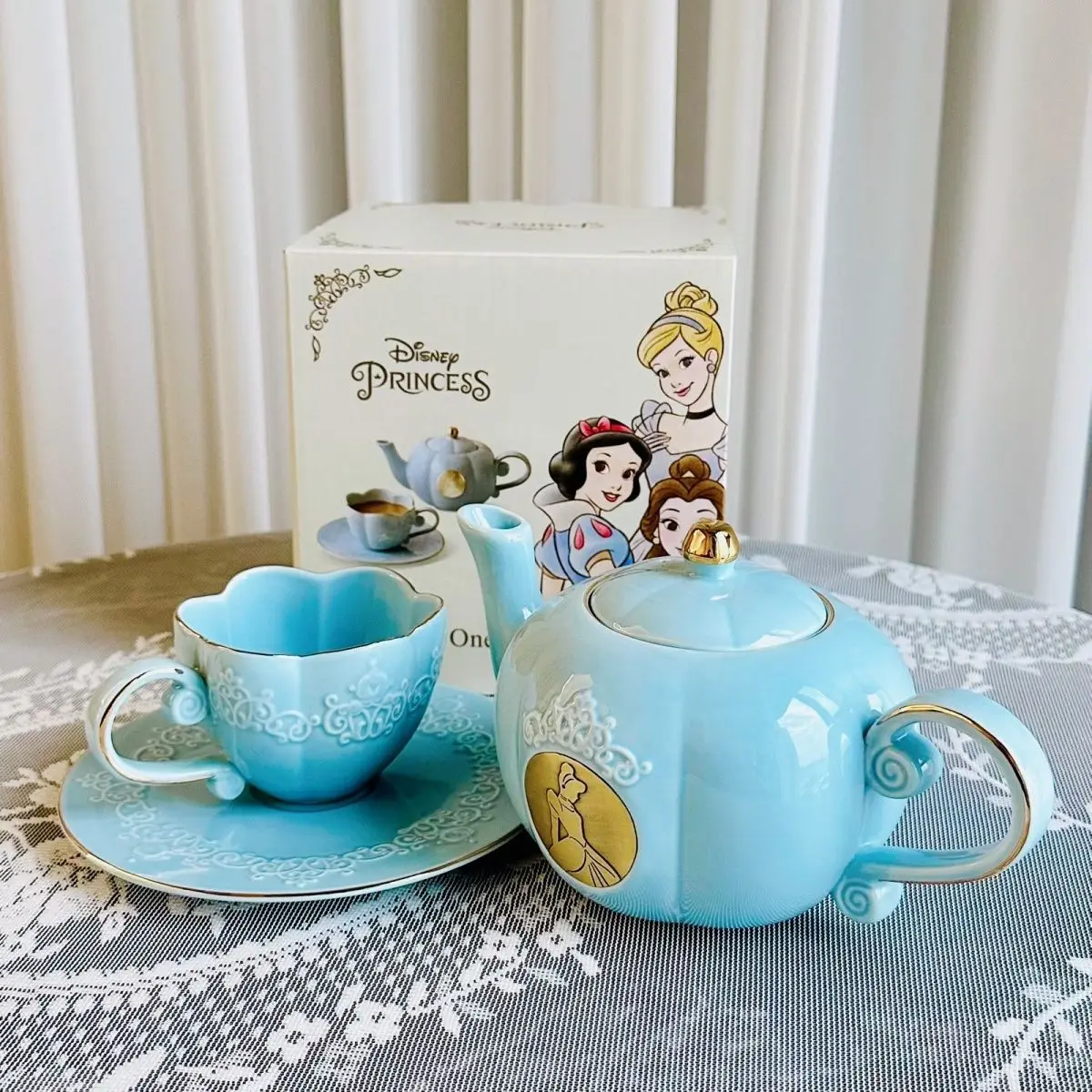

Чайник с мультяшными героями Диснея, Белоснежка, кружка, милый чайник с чипом, часы, чайник, чашка, прекрасный подарок
