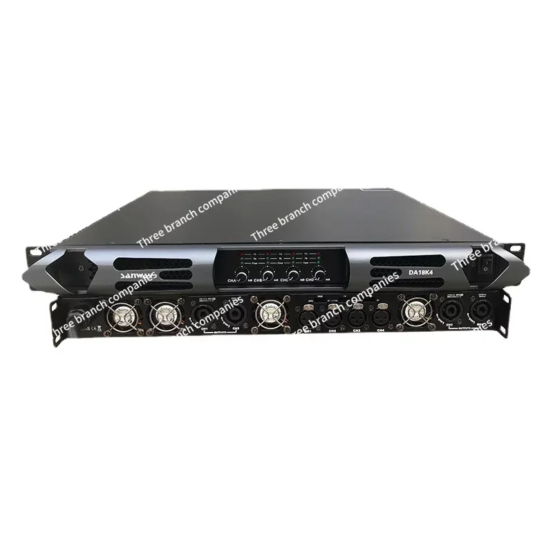 

4-канальный стерео аудио усилитель мощности DA18K4 18000 Вт 1U класса D