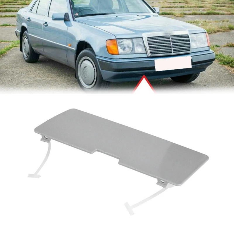 

For E‑Class W124 Front Bumper Tow Hook Cover Towing Hole Lid Trailer Trim Cap Plate Traction Shell Cover