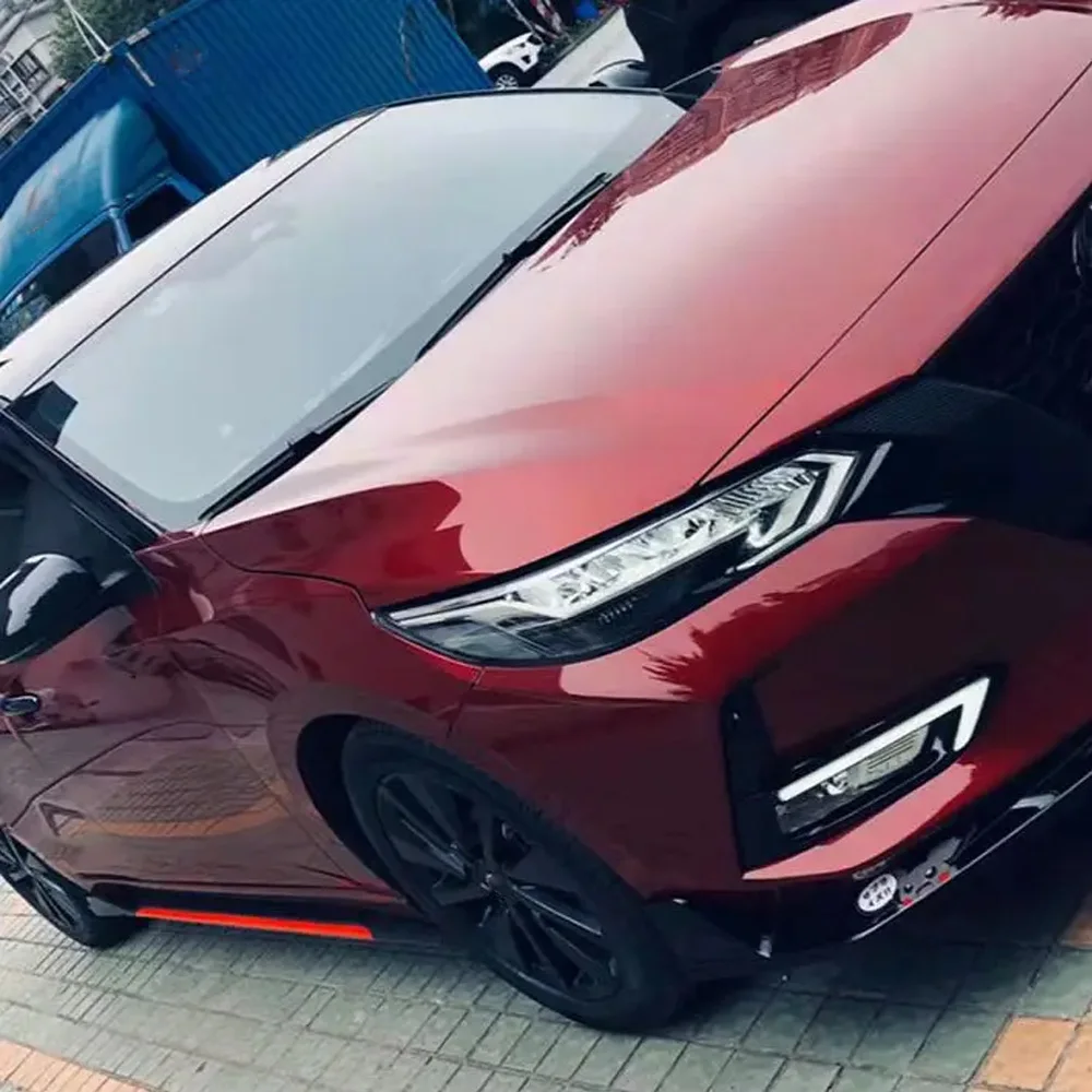 4PCS 2.4m Universal Side Skirt Extensions Car Side Skirts Winglet Splitters Lip For BMW Benz Honda