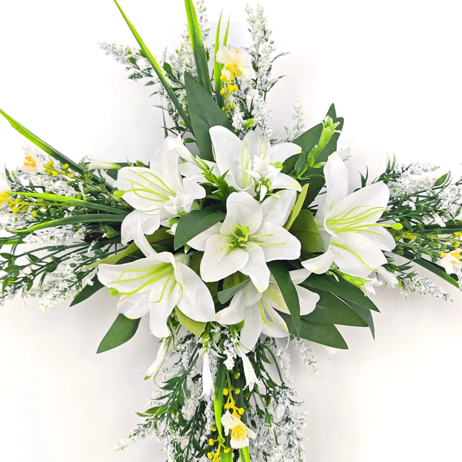 Easter Liliaceous Cross Wreath 5