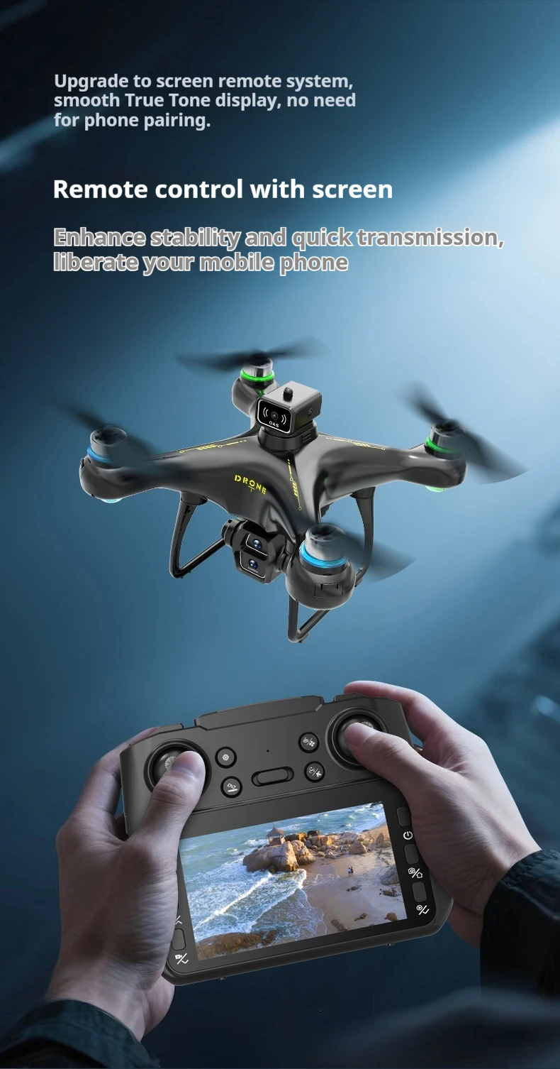 New Product With Large Screen Control Brushless Aerial Photography Aircraft And 8k Remote Control Aircraft For The S112 Model