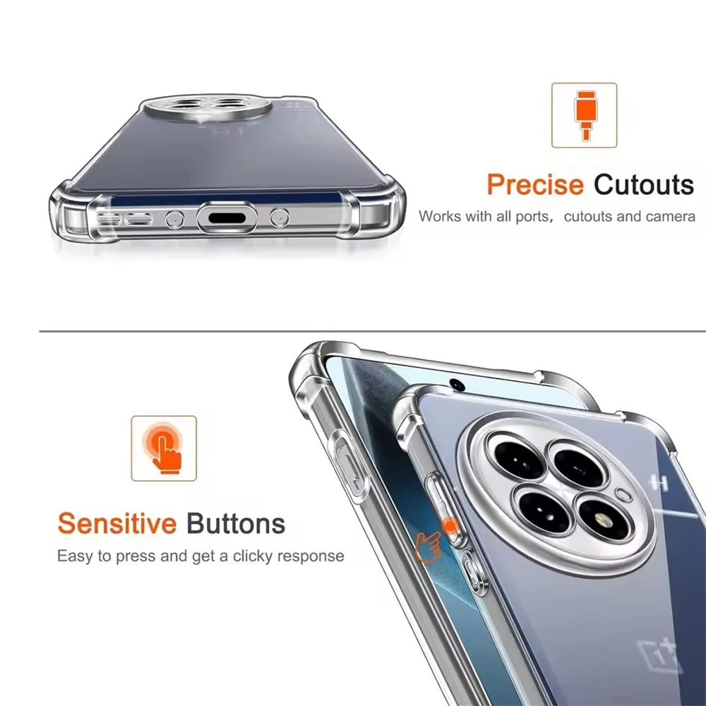 Ultra Thin Clear Shockproof Crystal Phone Case
