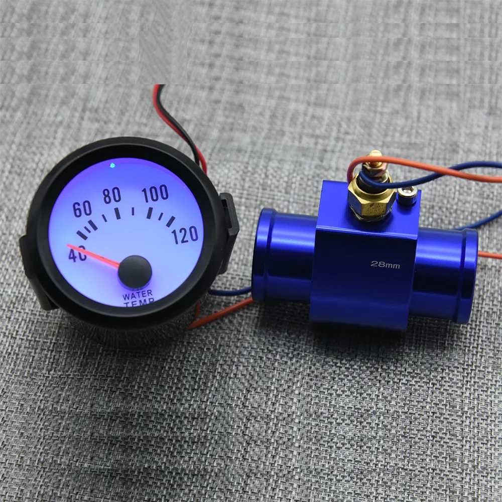 2'' 52mm Wassertemperaturmesser mit Sensor 1/8'' NPT 12V  Auto-Wassertemperaturanzeige mit LED – die besten Artikel im Online-Shop  Joom Geek