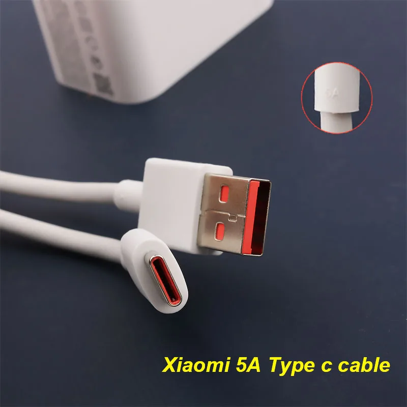33w charger xiaomi eu Turbo Charge Original type C cable For Xiaomi redmi note 9 pro POCO X3 nfc Mi 10 9 9t pro note 10 10X LITE baseus 65w