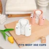 1pcs makeup cotton storage box desktop storage storage box toothpick dental floss storage box beauty cotton swab storage box 6