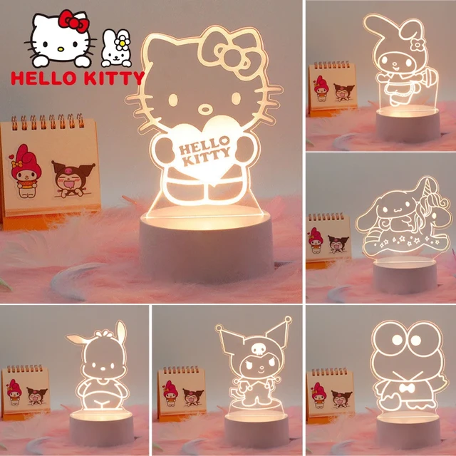 Lámpara LED 3D Hello Kitty con la base que elijas! - PictyourLamp