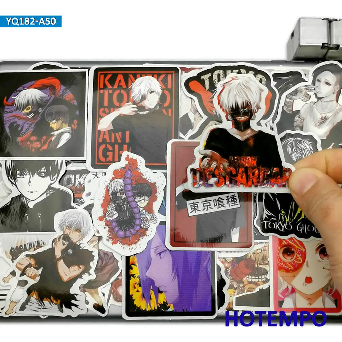 

20/30/50PCS Anime Stickers Tokyo Ghoul Vampire Manga Funny Decals for Car Motorcycle Scrapbook Luggage Laptop Phone Sticker Toys