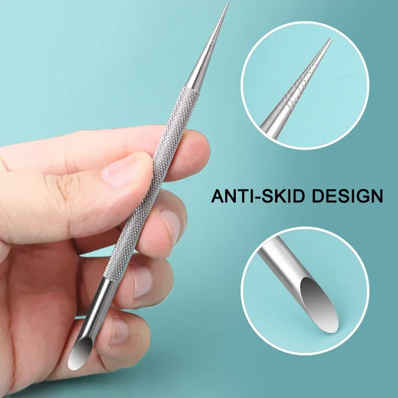 Double-ended Stainless Steel Cuticle Pusher Nail Manicures Remover Manicure Sticks Nail Art Tools Manicure and Pedicures Tool nail care kit manicure tools manicure pedicure kit manicure set nail art pusher nail manicure tools manicure pedicure tools pedicure tools