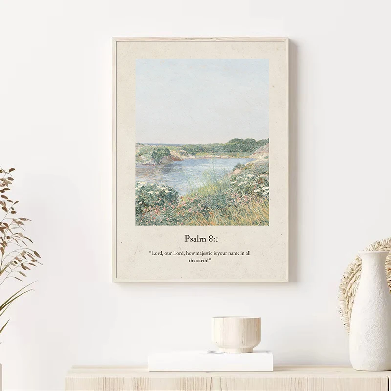 Psalms Scripture Inspirational Quote Canvas 4