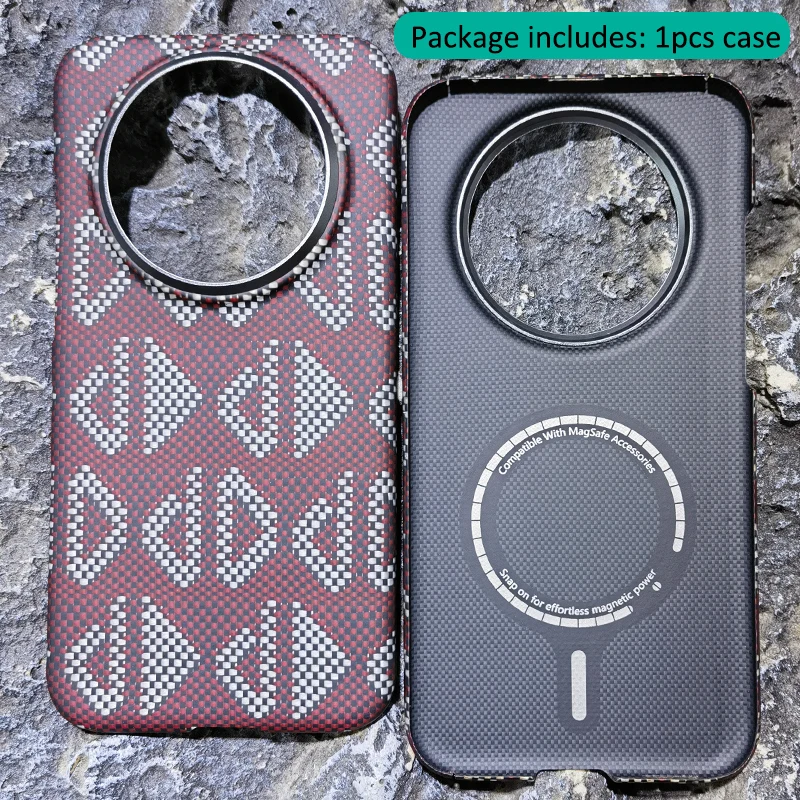 Magsafe Magnetic Carbon Fiber Aramid Case - Premium Fabric Design